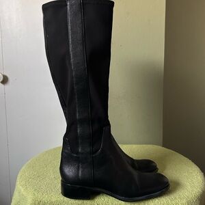 Nine West Joesmo Black Riding Knee Length Boots